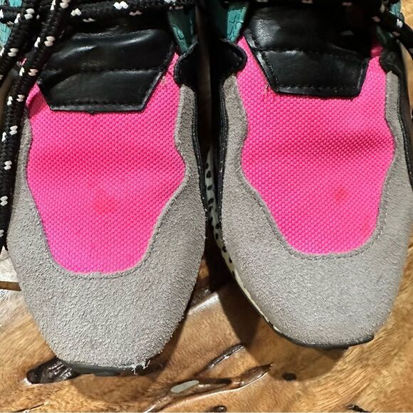 Steve Madden Cheetah Leopard Print Hot Pink Cliff Sneakers – Size 8 - Picture 5 of 8